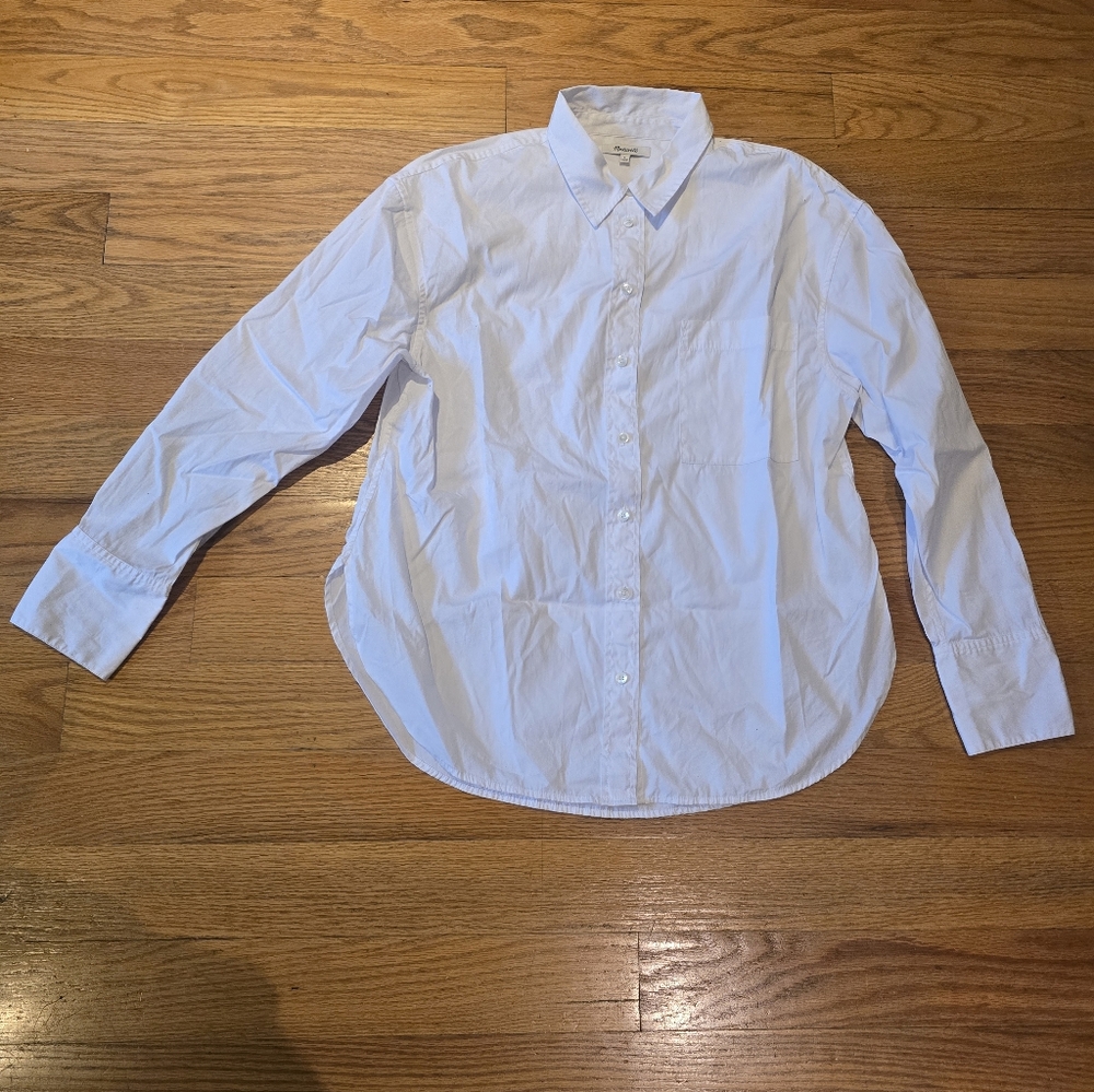 Madewell Classic White Button-Down Shirt